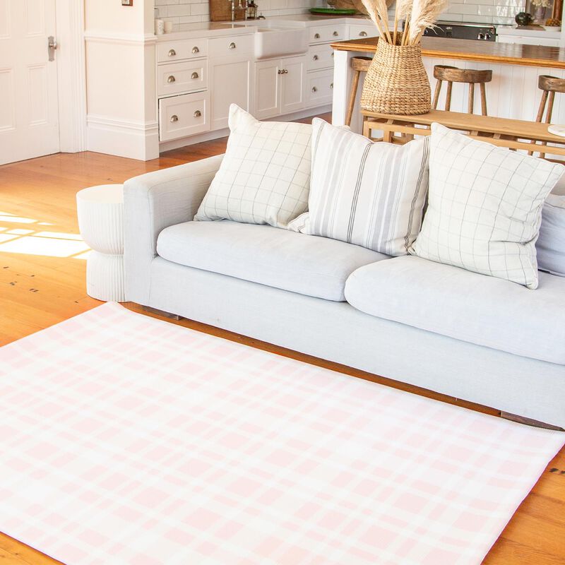 Little Finch Homepark Check Floor Mat - Large image number 15